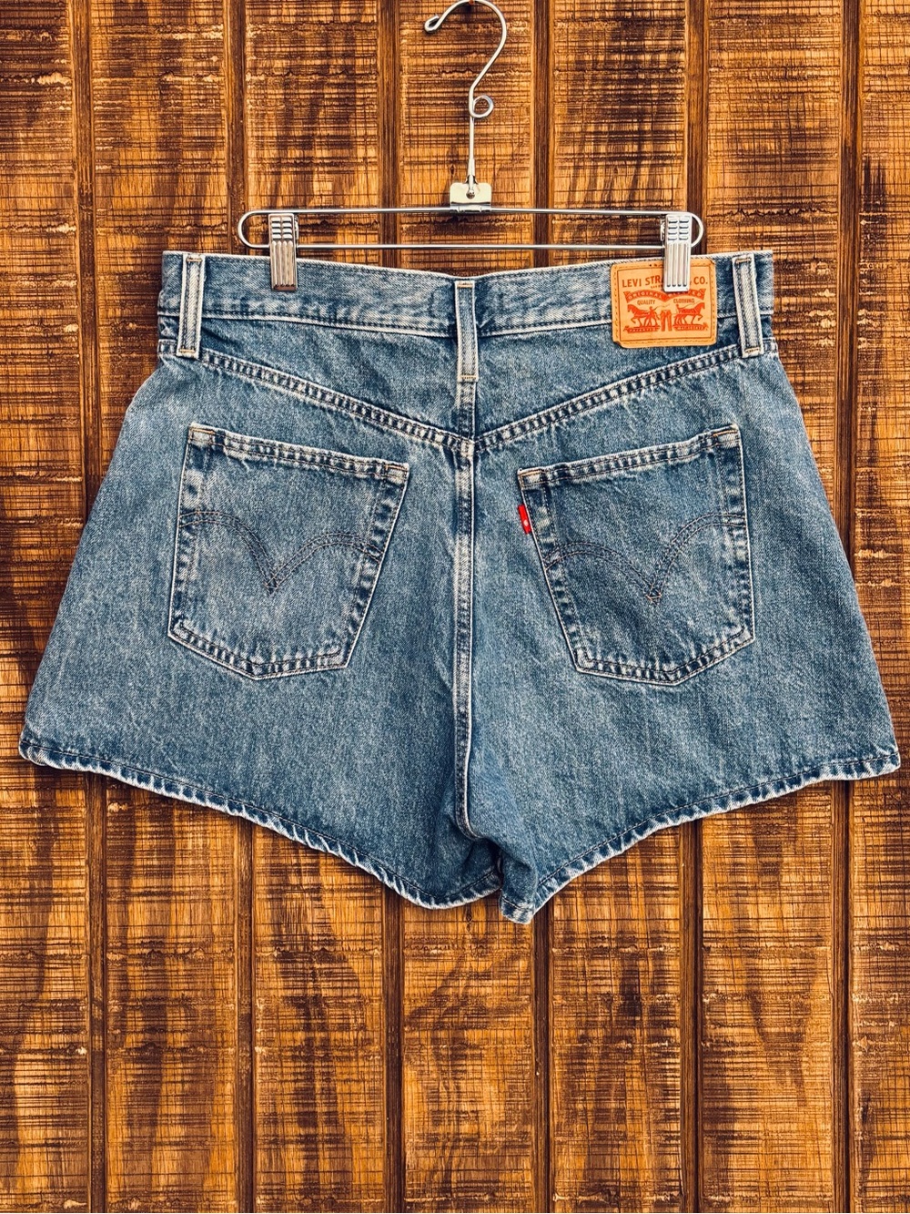 Levi’s High Waisted Mom Jean Shorts